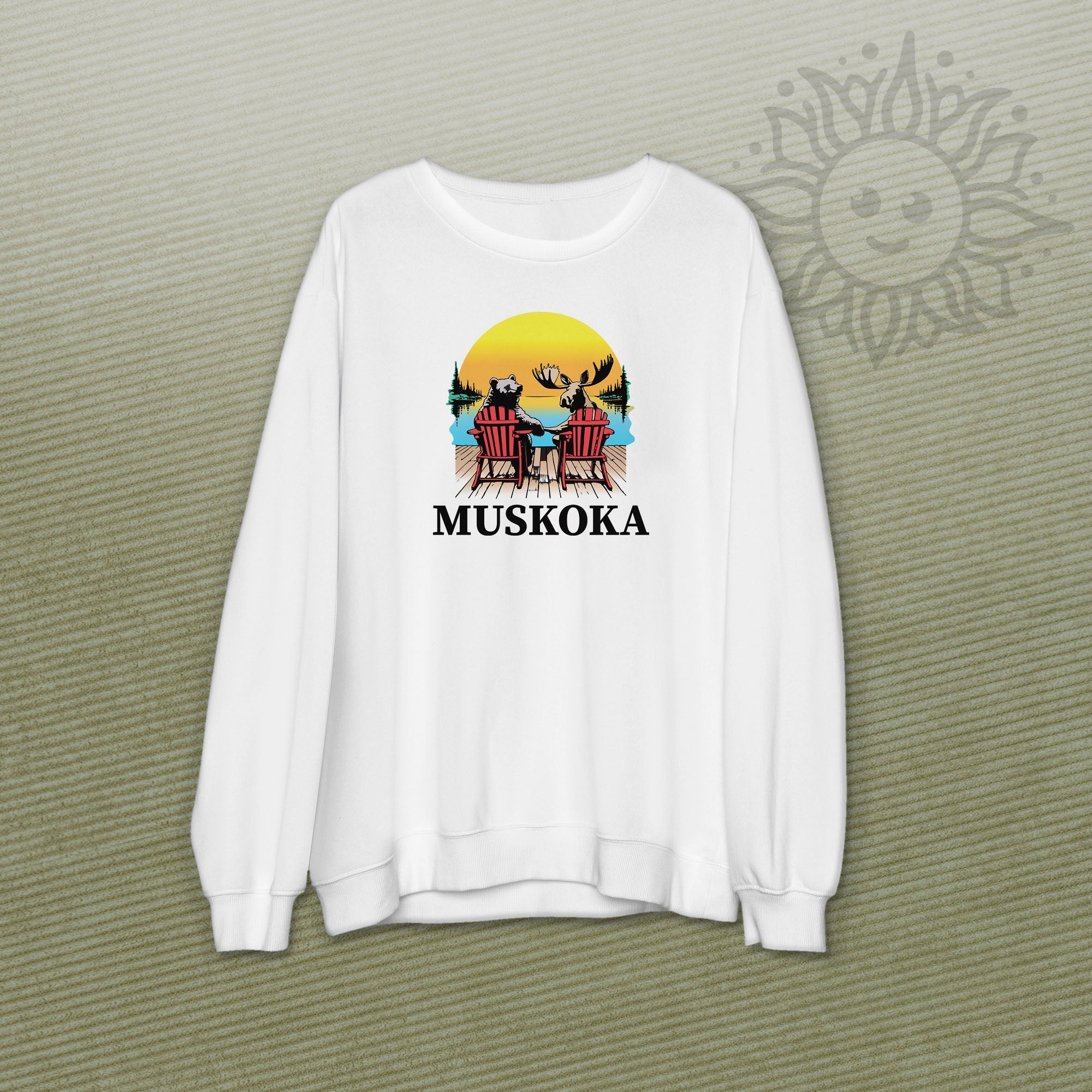 Adult Dock Love Crew Neck Sweatshirt