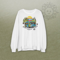 Retro Trailer Crew Neck Sweatshirts