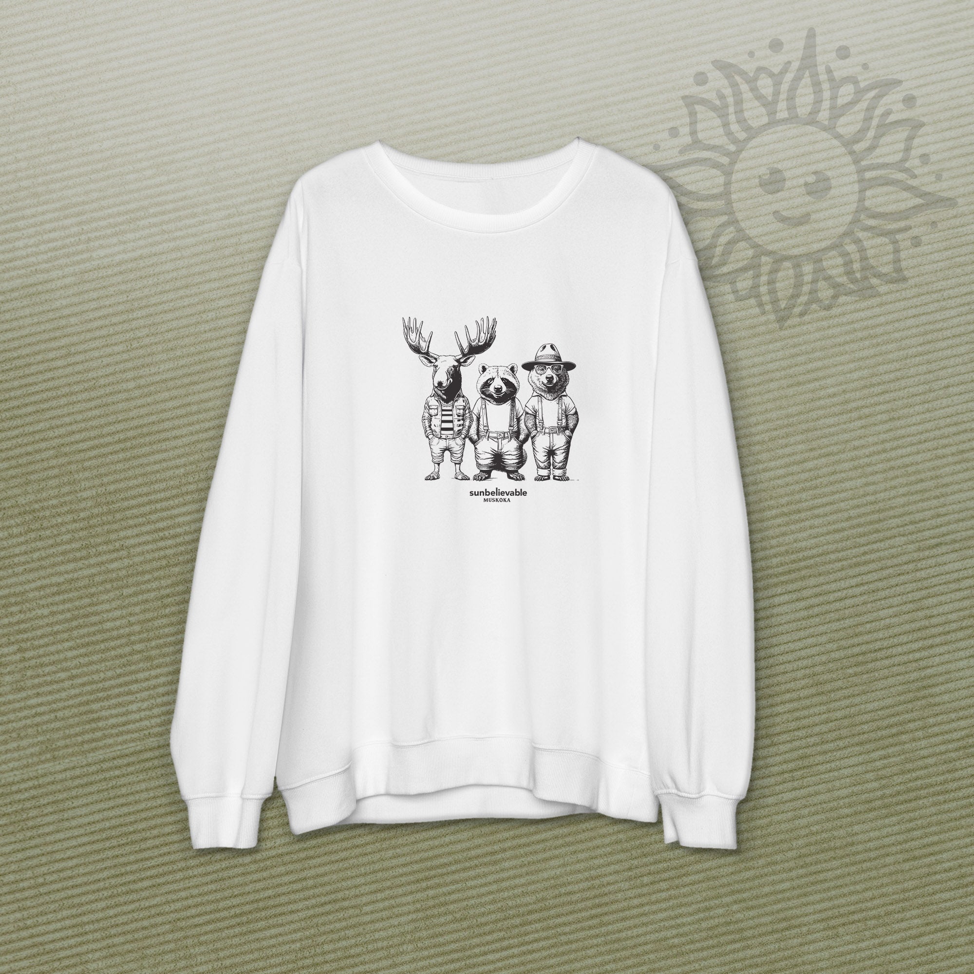 Canadian Trio Crew Neck Sweatshirts