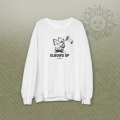 Elbows Up Crew Neck Sweatshirts