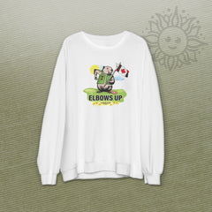 Elbows Up Crew Neck Sweatshirts