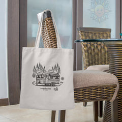 Retro Trailer Tote Bags