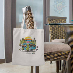 Retro Trailer Tote Bags
