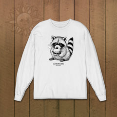 Sweet Raccoon Long Sleeve Tshirt