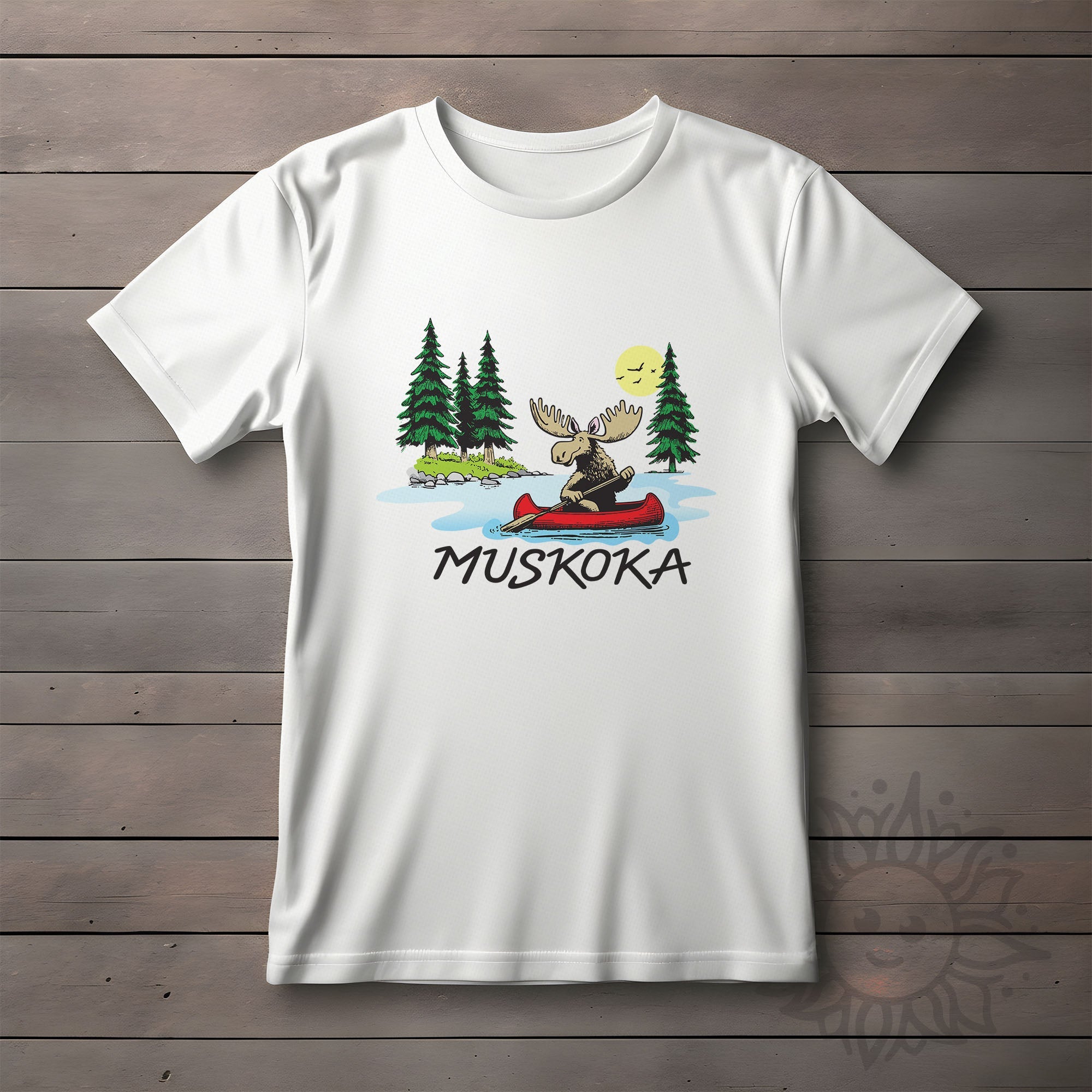 Adult Paddling Moose T-Shirt