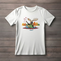 Adult Cranberry Moose T-shirt