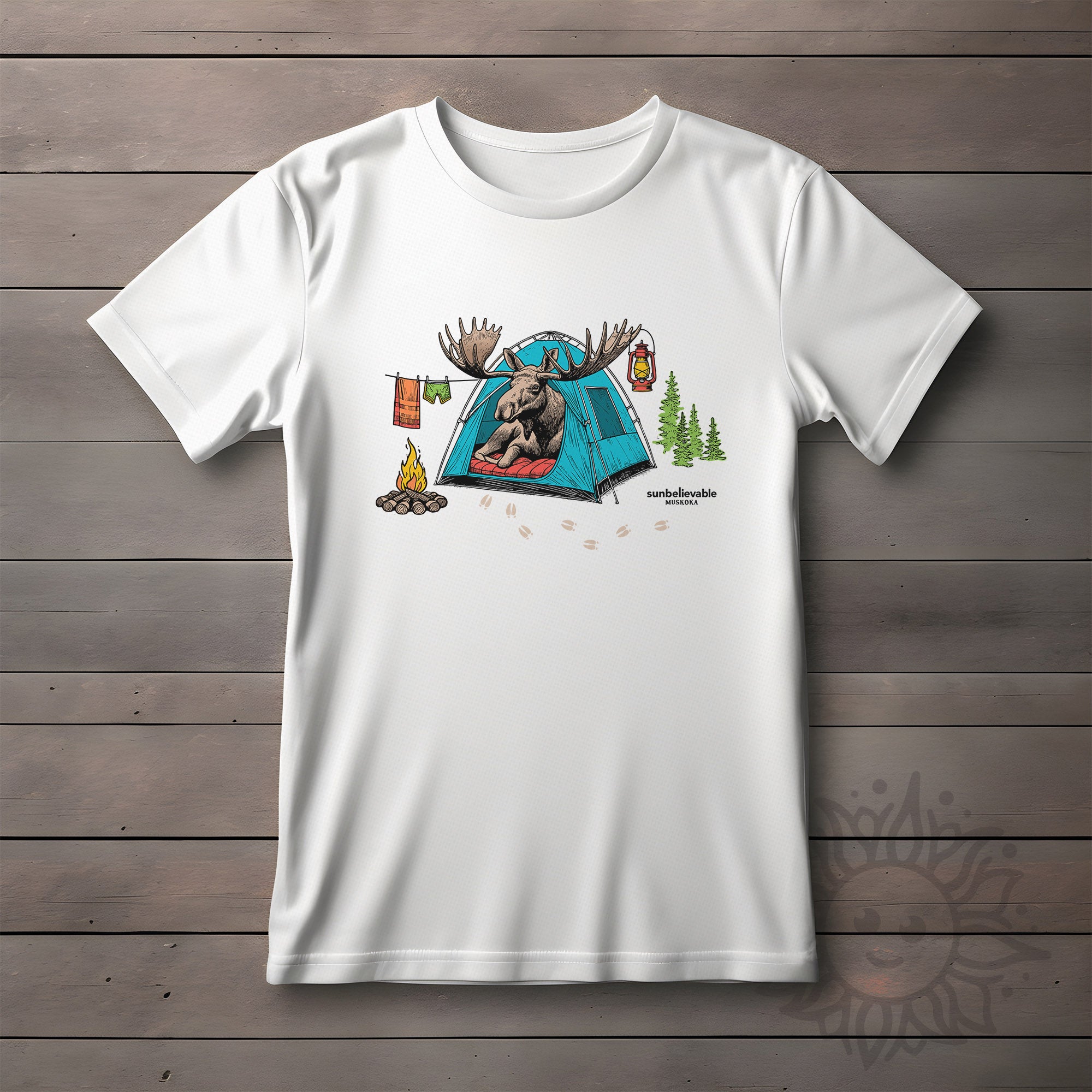 Camping Moose T-Shirt