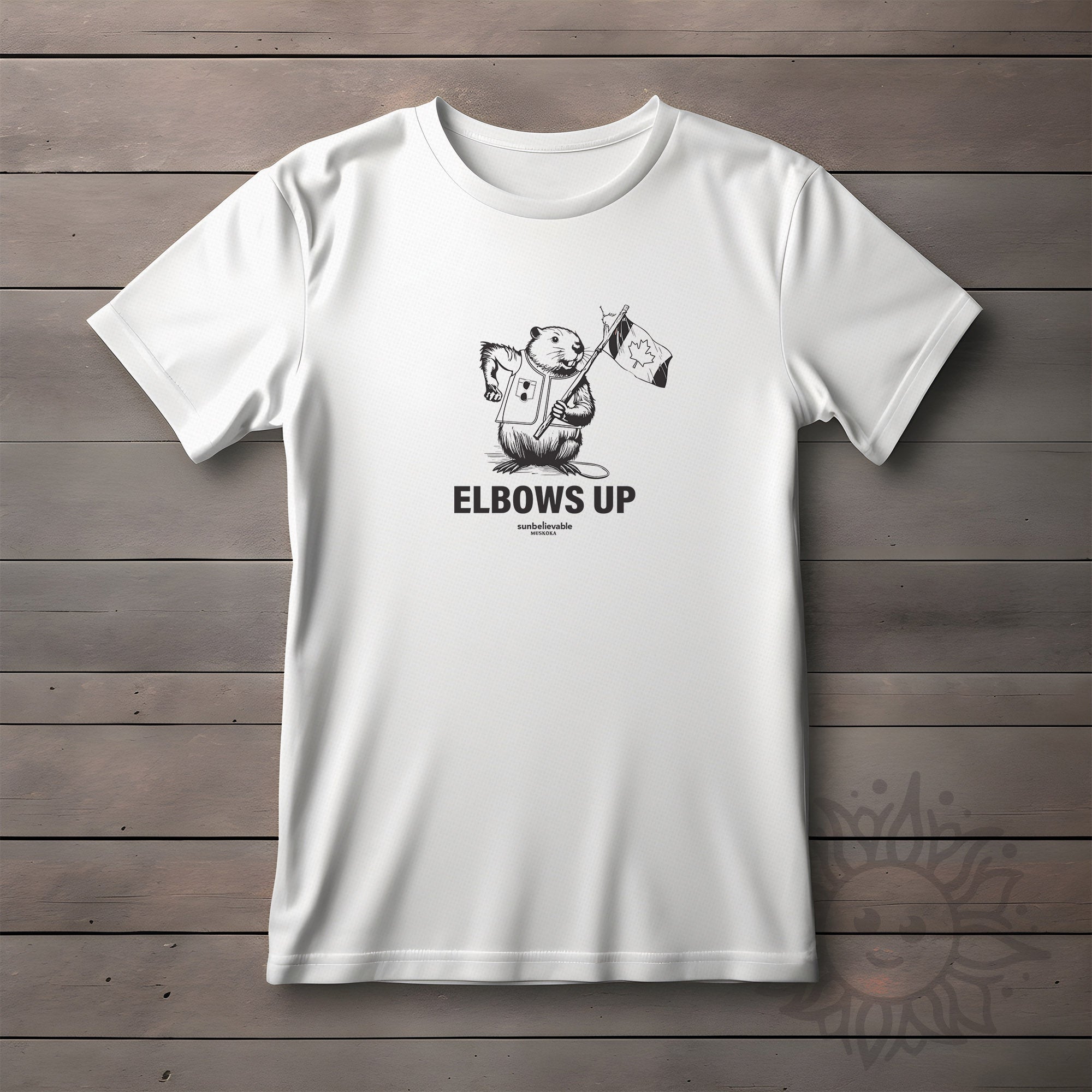 Adult Elbows Up Tshirt