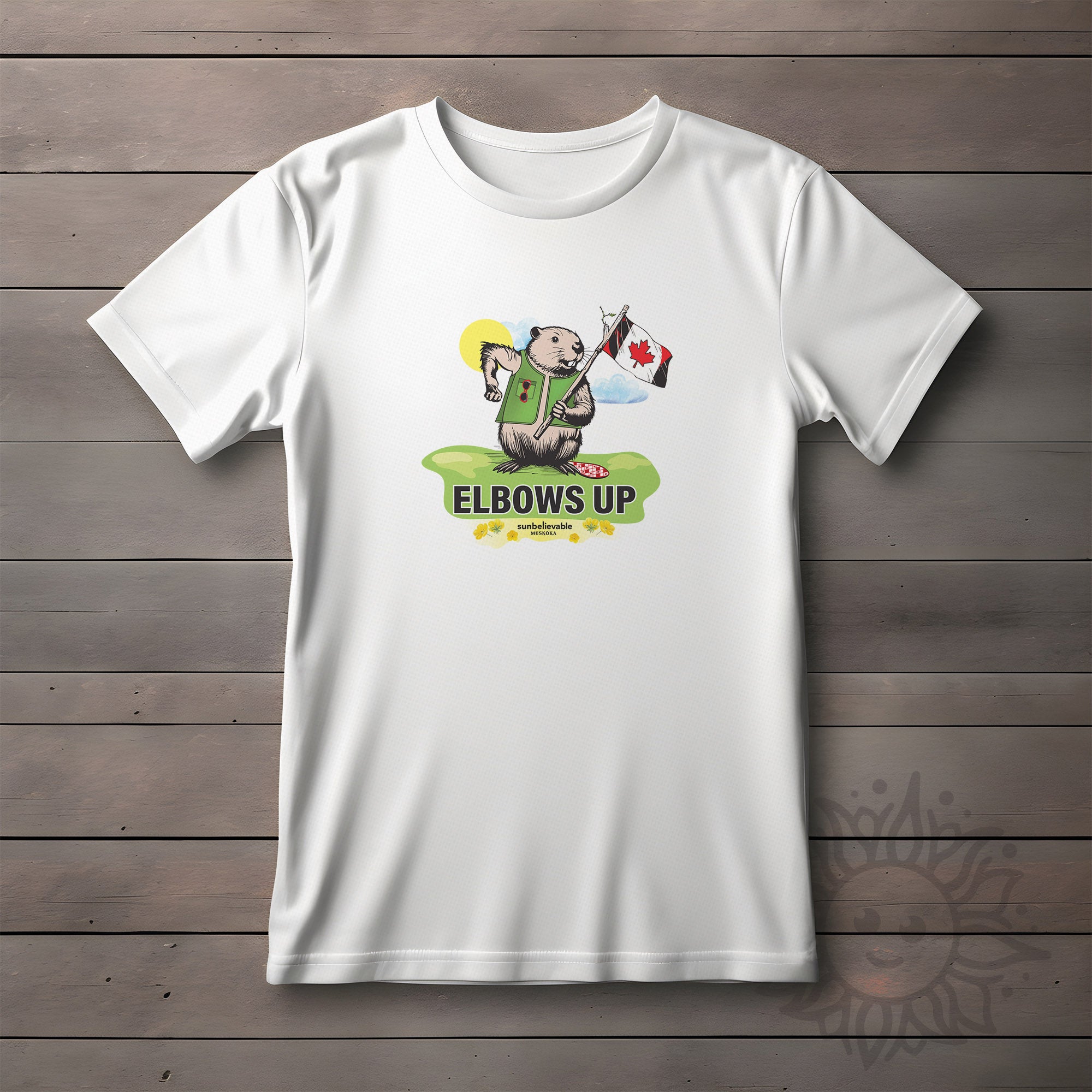 Adult Elbows Up Tshirt