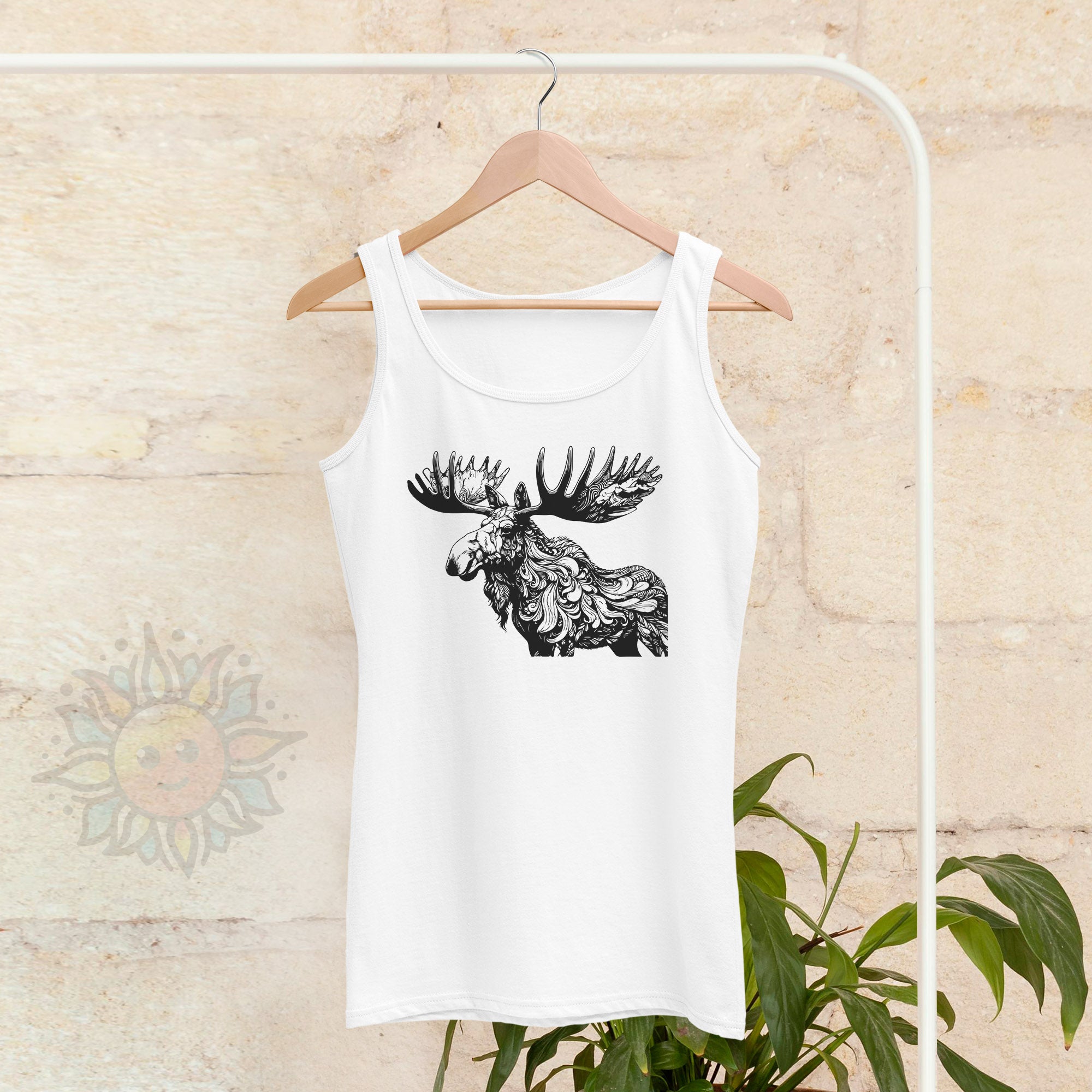 Pink Moose Womens Tank Top
