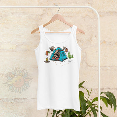 Camping Moose Womens Tank Top