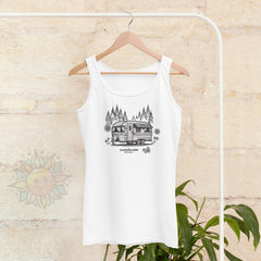 Retro Trailer Womens Tank Top
