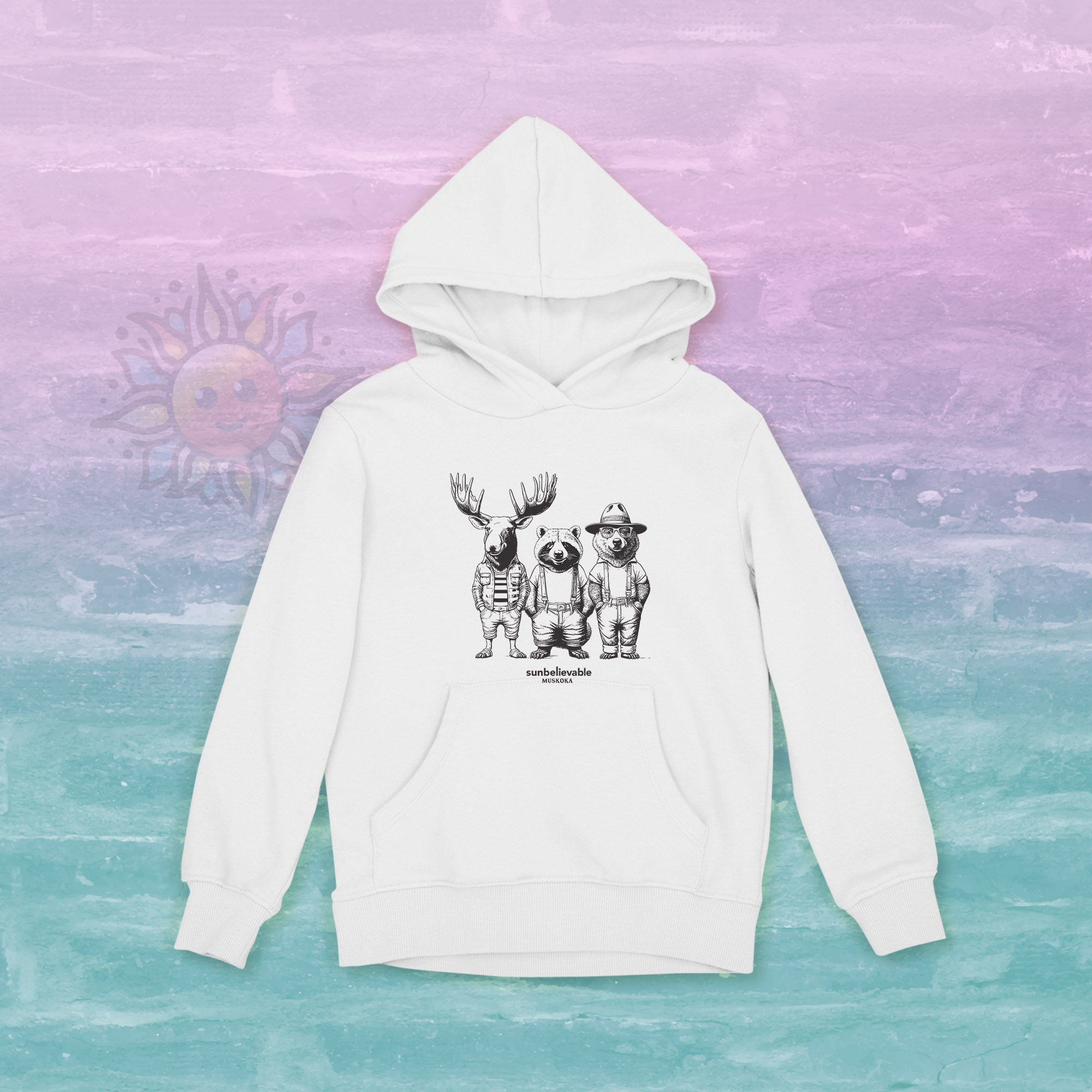 Canadian Trio Youth Hoodies