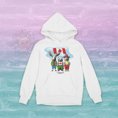 Canadian Trio Youth Hoodies