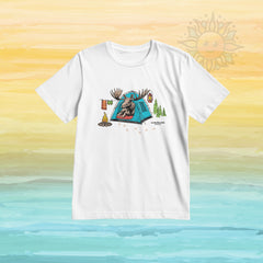 Youth Camping Moose T-Shirt