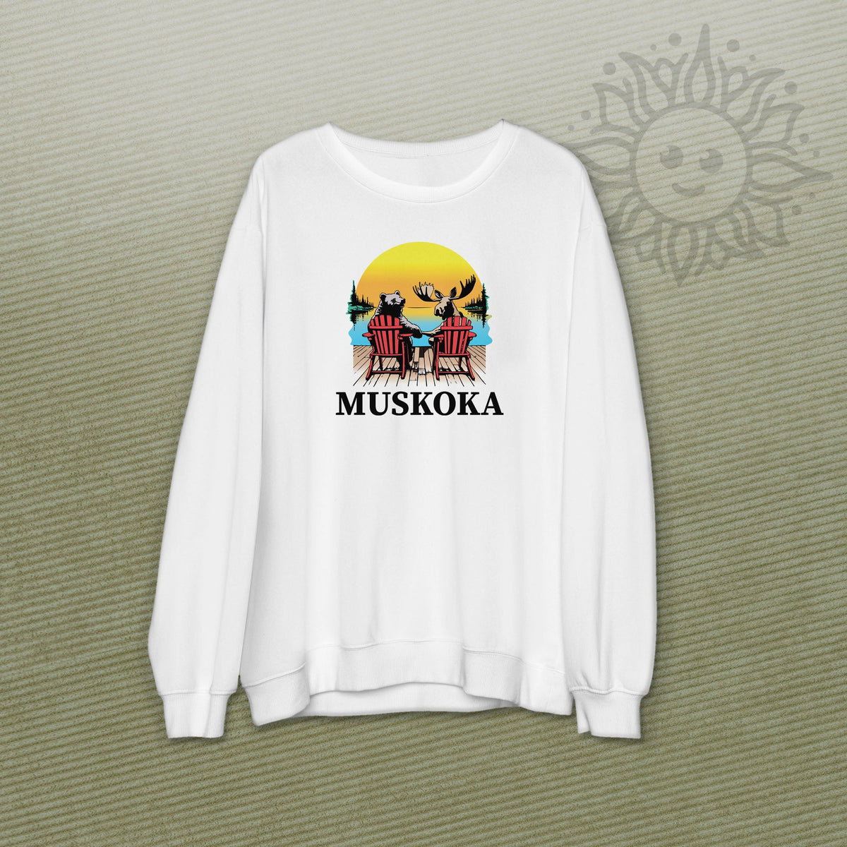 Adult Dock Love Crew Neck Sweatshirt