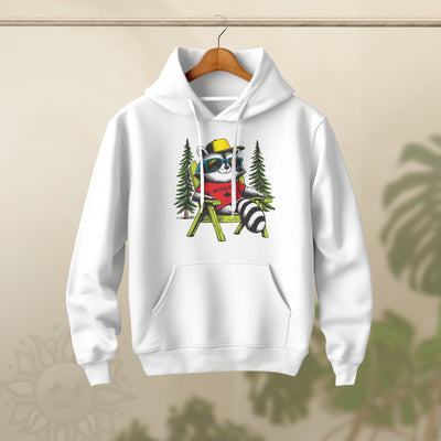 Adult Chill Raccoon Hoodie