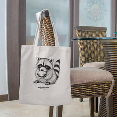Sweet Raccoon Tote Bags