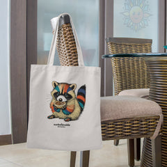 Sweet Raccoon Tote Bags