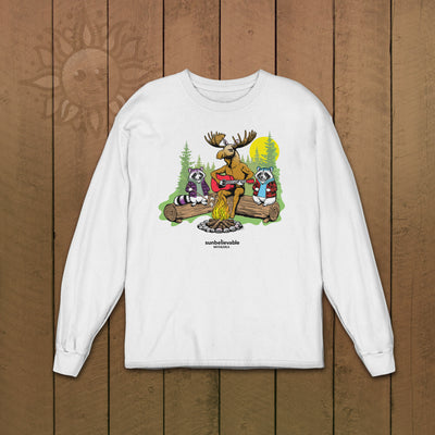 Campfire Animals Long Sleeve Tshirt