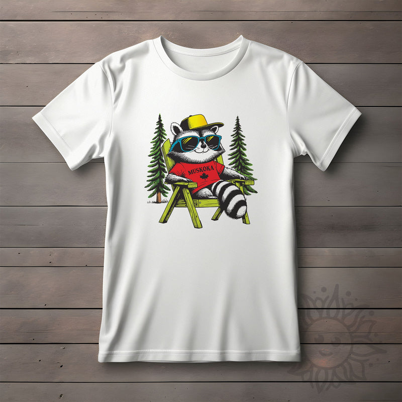 Adult Chill Raccoon T-shirt