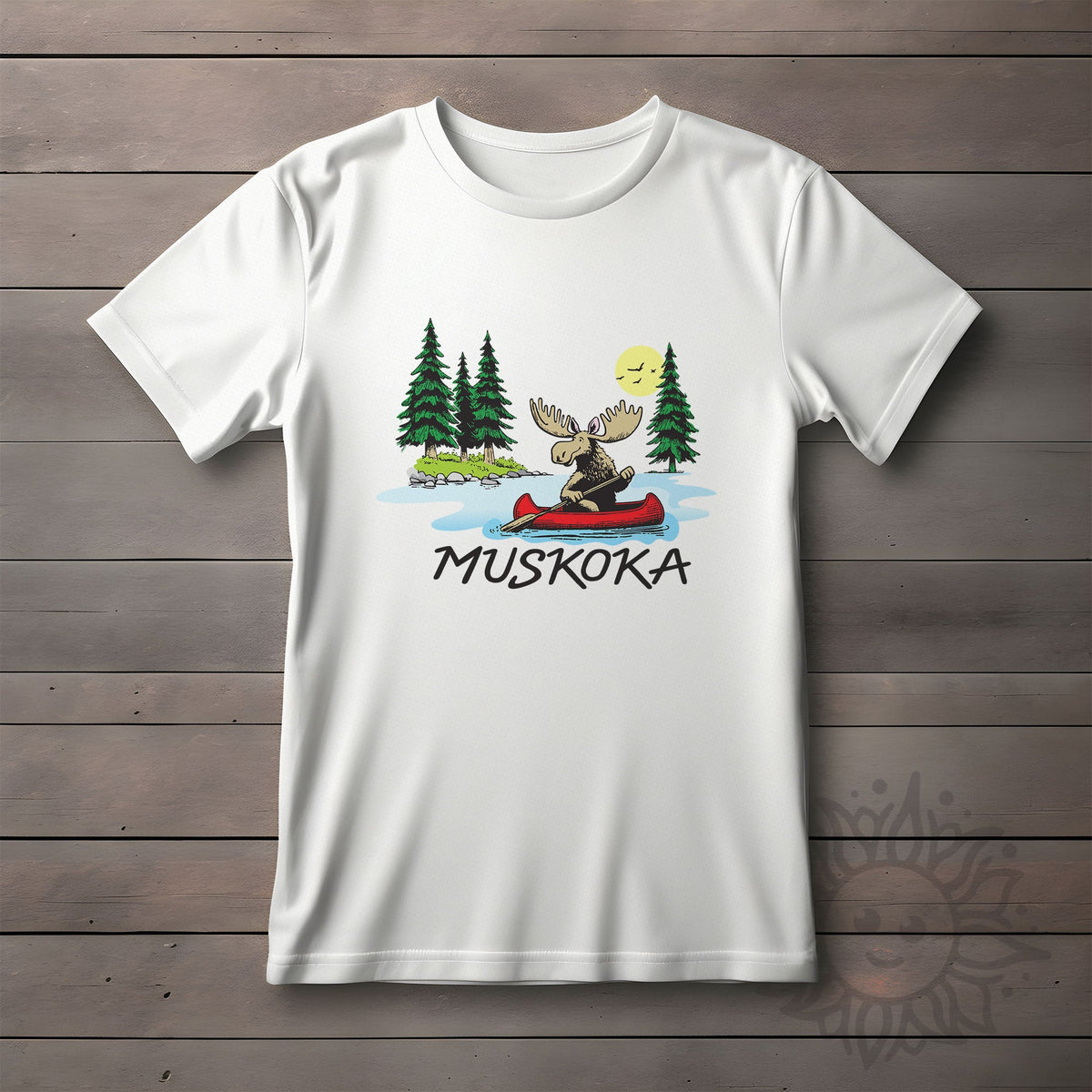 Adult Paddling Moose T-Shirt