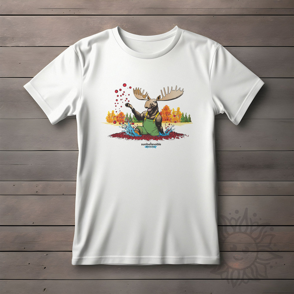 Toddler Cranberry Moose T-shirt