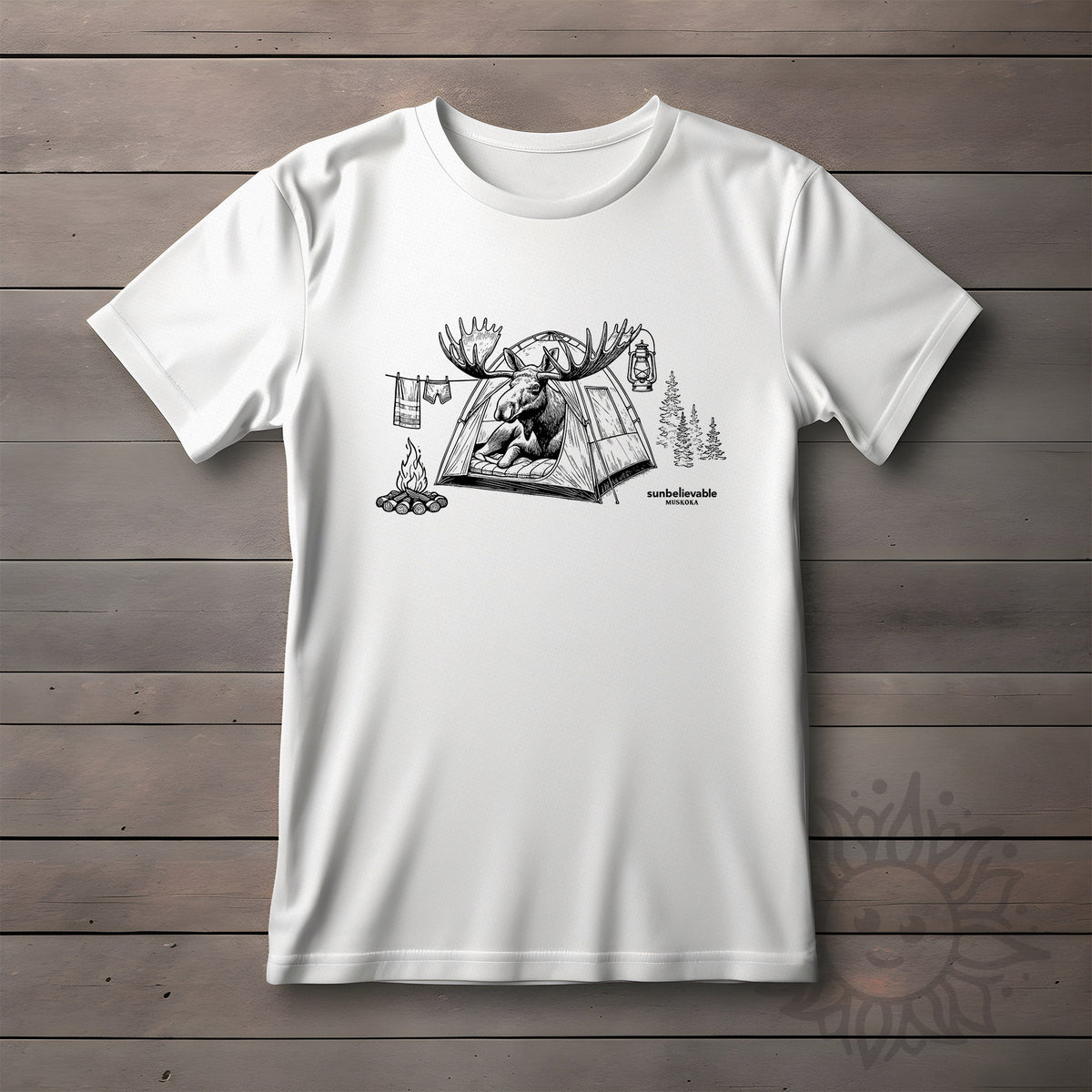 Camping Moose T-Shirt