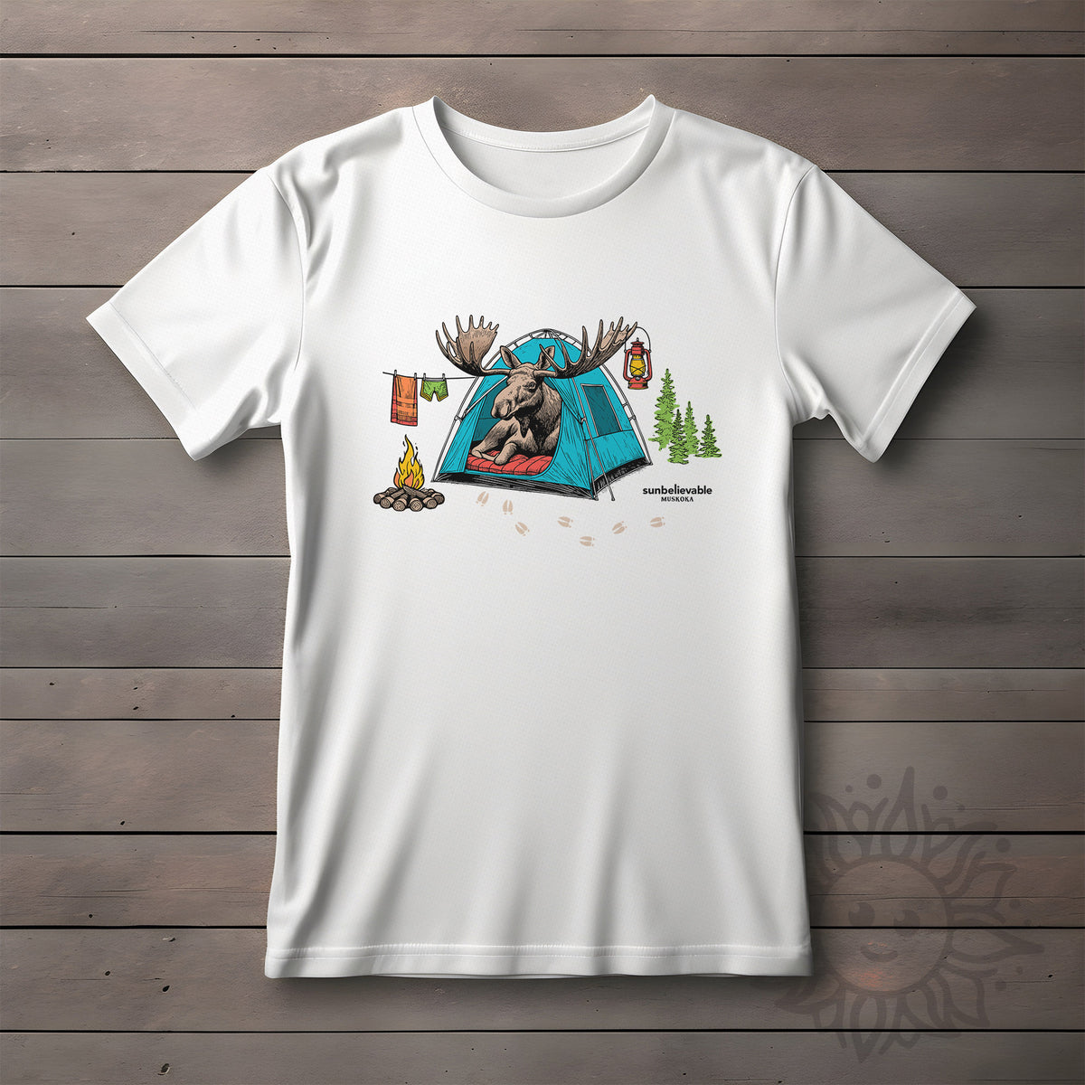 Camping Moose T-Shirt