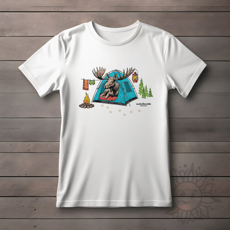 Camping Moose T-Shirt