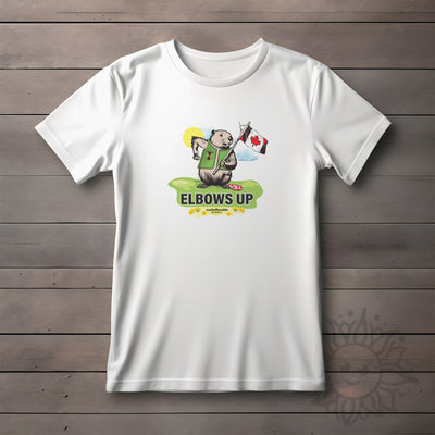 Adult Elbows Up Tshirt