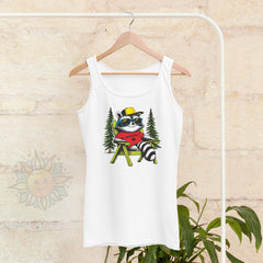 Chill Raccoon Womens Tank Top