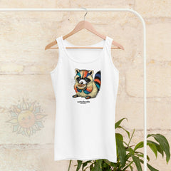 Sweet Raccoon Womens Tank Top