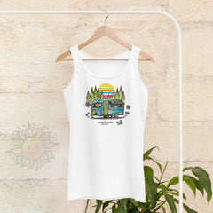 Retro Trailer Womens Tank Top