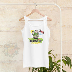 Elbows Up Womens Tank Top