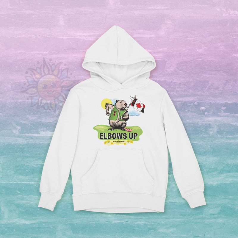 Elbows Up Youth Hoodies